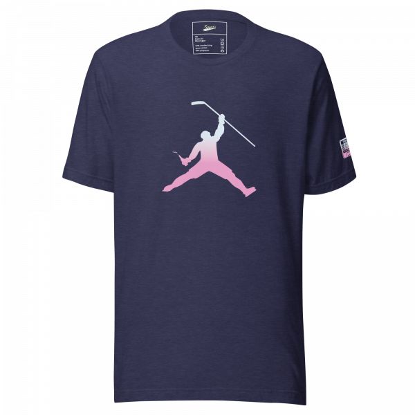 JUMPMAN (blue pink) Unisex t-shirt